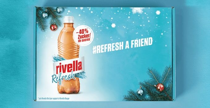 Gratis Rivella Refresh-Set versenden